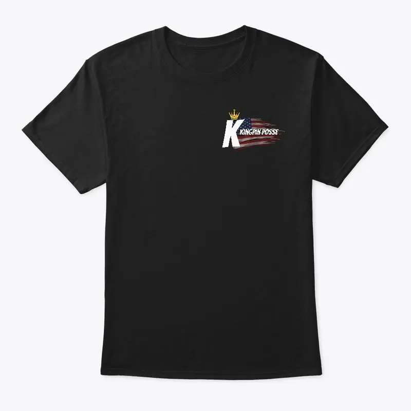 Black Comport Soft Tee - Kingpin Flag 